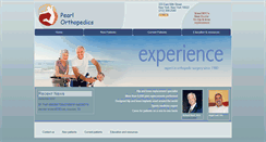 Desktop Screenshot of pearlorthopedics.com